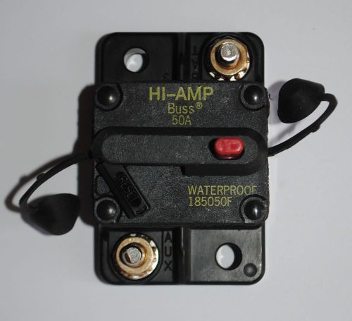 Bussmann HI-AMP DC Circuit Breaker 50 amp 185050F waterproof