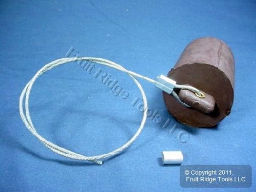 Leviton brown 17 series female cam-type plug protective insulator cap 17p22-h for sale
