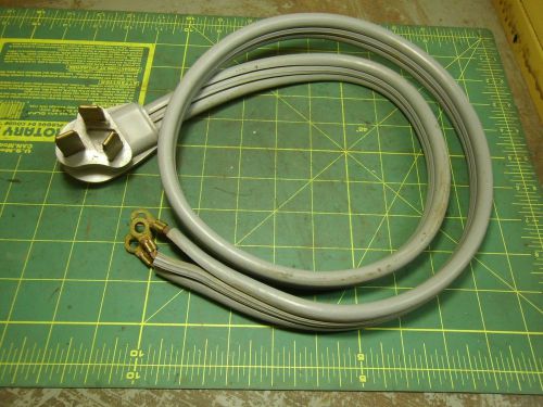 Electrical 50a 125/250v 3 pole 3 wire pigtail ext cord 48&#034;long used #51844 for sale