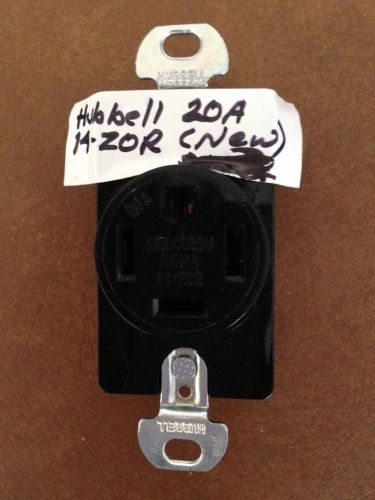 (2) hubbell l14-20r 20a 125250v twist-lock receptacle for sale