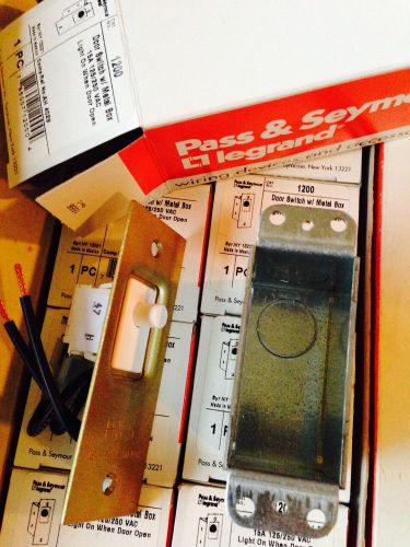 Pass &amp; Seymour 1200 Door Switch W/ Metal Box - See Description for LOT Sale