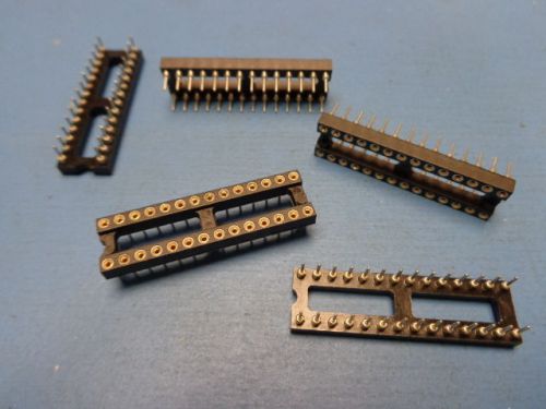 (14) 28 pin 300 mil dip mill-max 110-91-328-41-001000 solder tin lead ic socket for sale