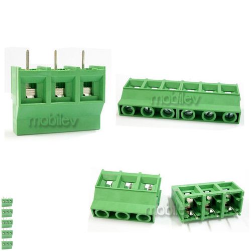 5 x 3 pin 9.5mm pcb universal screw terminal block connector 300v 30a gs008 for sale