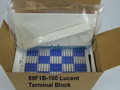 Lucent 89F1B-100 Terminal Connector Blocks 89F1B-100 Brand New In Box