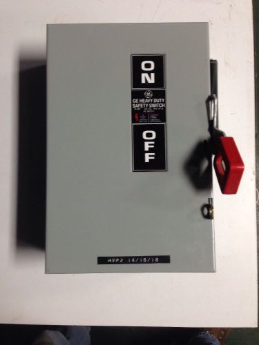 GE TH3361 30 Amp Safety Switch (Fused) 600v 3ph