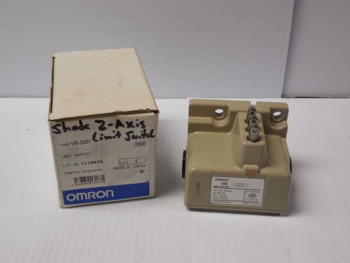 NEW OMRON LIMIT SWITCH VB-3251 VB3251 10 AMP A 10A 250 VAC