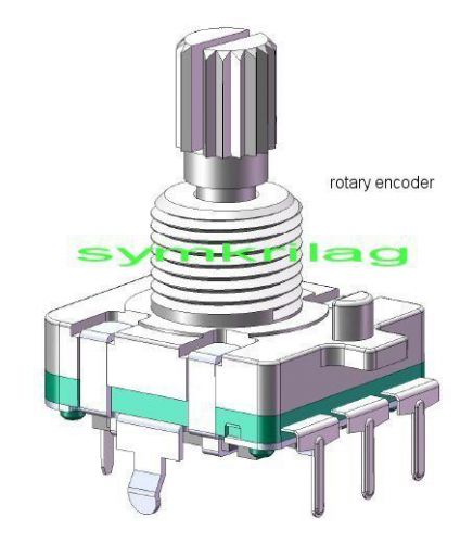 ROTARY ENCODER 24 DETENTS PCB/ PANEL MOUNT  WATERPROOF WITH  SWITCH,QUALITY ITEM