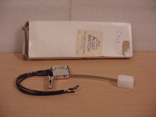 Columbus electric model jmp1004cc float switch - new for sale
