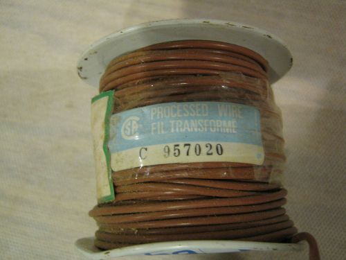 Alpha 7058/19 brown 16ga 100ft hook up wire for sale