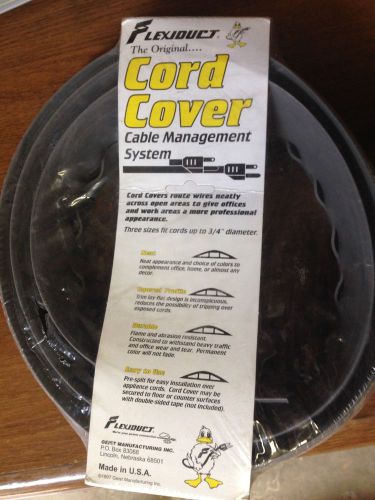 New Flexiduct Geist Cord Cover Cable Management   Gray  6 ft.  1/2&#034;