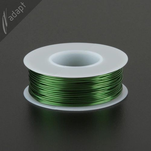 Magnet Wire, Enameled Copper, Green, 20 AWG (gauge), 155C, ~1/4 lb, 79 ft