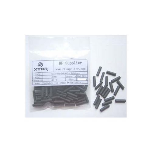 100 pcs heat shrinkable tubings 2.5 x 16 mm for rg178,1.13,1.37 cable for sale