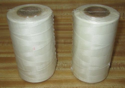 Western Filament Pre-Shrunk Polyester Lacing Tape DPS-3CL. 2 Spools of 250 yds