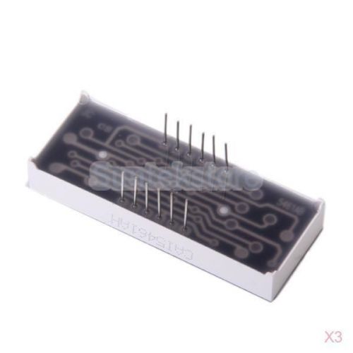 3x Electronic 4-Digit 12-Pin LCD Display Digitron PCB Module for Arduino