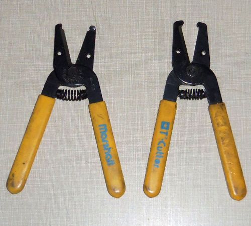 LOT OF 2 (TWO) USED 45-123 WIRE CUTTERS TOOLS