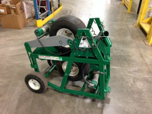 Used greenlee 6810 ultra cable feeder 120v w/ remote 3.5&#034; cable capacity for sale