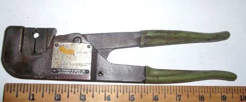 Thomas &amp; betts co. no.wt-211 crimpers, vintage________3757/7 for sale