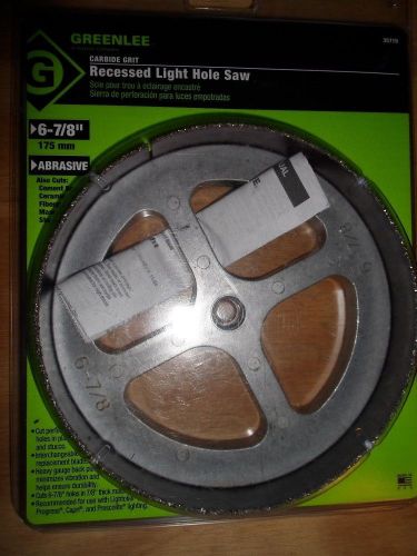 GREENLEE 35719 CARBIDE GRIT RECESSED LIGHT HOLE SAW (NEW IN PACKAGE)