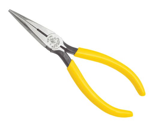 Klein d203-6 standard 6&#034; long nose side cutting pliers for sale