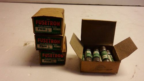 1 lot of 36 bussmann fusetron  dual-element fuses  fnm 3/10 for sale