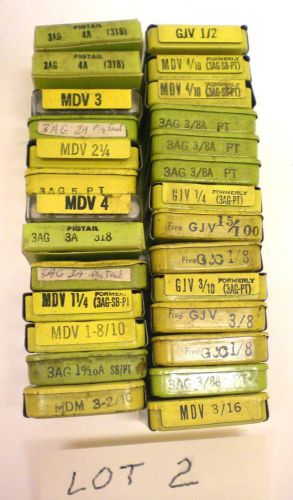 120+ fuses littelfuse &amp; buss  gjv &amp; mdv type w/wire leads,1/8-5 amp, lot 2,usa for sale