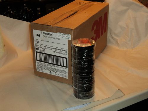 Brand new 3m vinyl  electrical tape 1 case black #1700 for sale