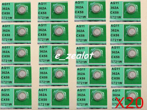 20PCS  AG11 Button Batteries coin batteries watch batteries Perfect