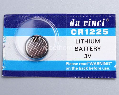 5pcs cr1225 button batteries 3v for sale