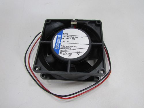 New ebm papst  8312  axial fan, 80mm, 12vdc for sale