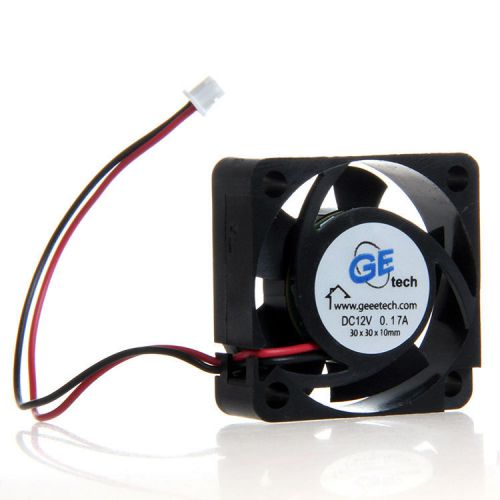 Geeetech mini cooler fan 12v 30x30mm for delta rostock j-head hotend extruder for sale
