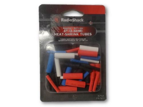 1&#034; Heat-Shrink Tubes 36 Packs Radioshack