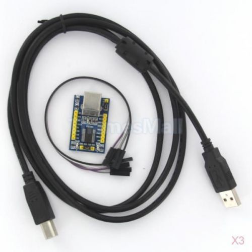 3x FT232RL Module USB 2.0 to Serial / TTL Converter + USB Cable + Dupont Cables