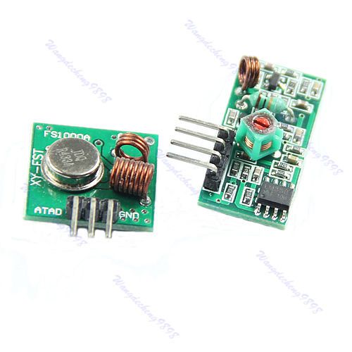 New transmitter module and receiver link kit for arduino/arm/mcu wl433mhz rf for sale