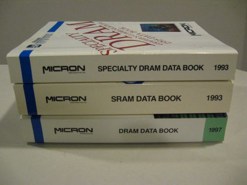 Micron Semiconductor Data Book Lot SDRAM DRAM 1993 1997 RAM Memory