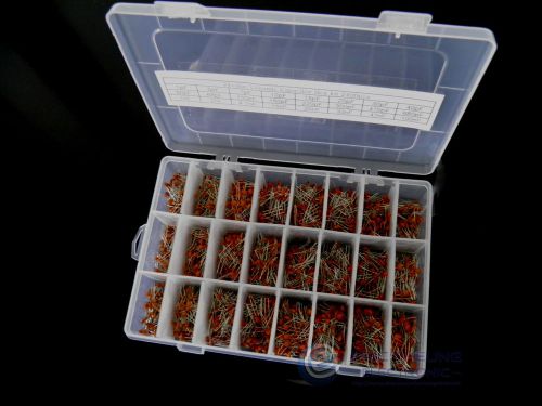 24 value 2400pcs Ceramic Capacitor Assortment Box Kit 12