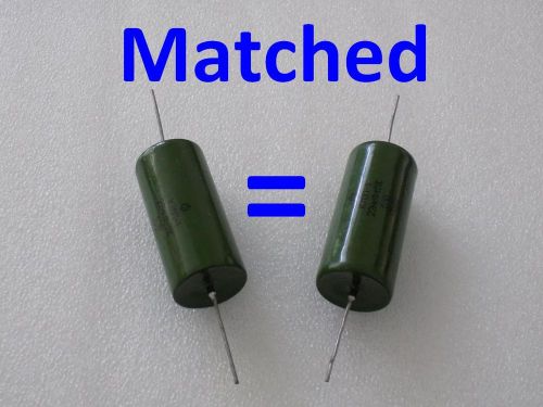 2x / 3x Matched many matchs K76P-1 22uF 63V 5% Polycarbonate Capacitors USSR NOS