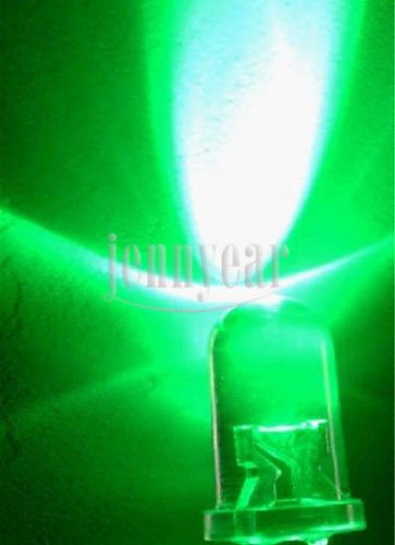 100 PCS Green Round LED Lights Emitting Diode Bulbs 5mm LED Lighting