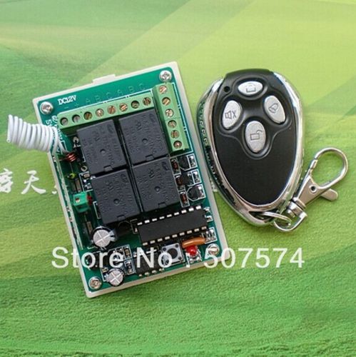 Dc12v 10a 4ch rf remote control switch system/ transmitter and receiver for sale