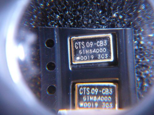 Cts crystal oscillator (xo) smd 5x7 3.3v hcmos cb3lv-3c-51m84mhz **new** 10/pkg for sale