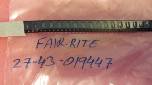 10x FAIR-RITE 27-43-019447 , Ferrite Beads Differential Mode 47Ohm 100MHz 5A 800