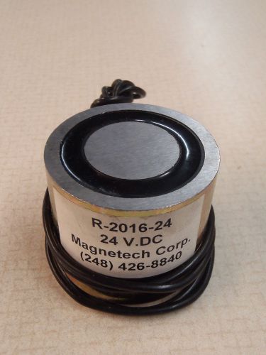 Electromagnet Magnetech R-2016-24 24V DC 180 lb Hold Weight NEW