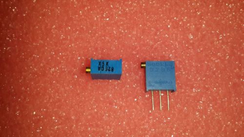 4x BOURNS 3296X5K , Resistor Variable, 5K OHM 10% 1/4W , 3 PIN TH