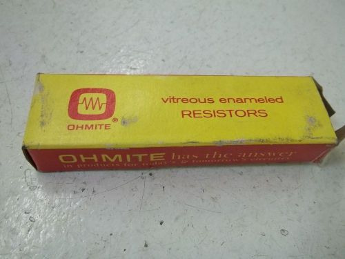 OHMITE D50K2K5 RESISTOR 50WATTS, 2500 OHMS *NEW IN A BOX*