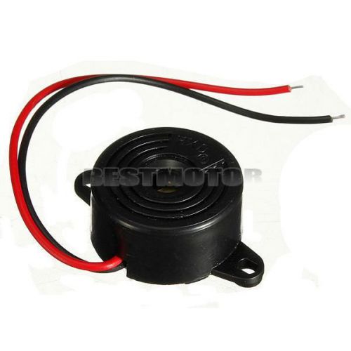95db piezo electronic tone buzzer alarm 3-24v with mounting holes ?tracking us? for sale