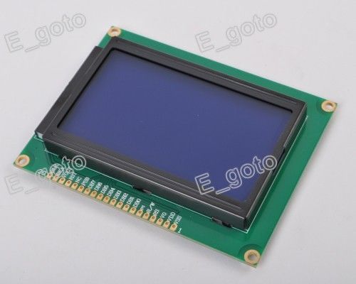 Lcd12864 128x64 dots graphic matrix lcd display module lcm blue backlight new for sale