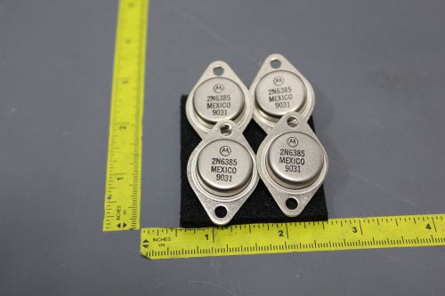 4 NEW MOTOROLA 2N6385 TRANSISTORS  (C1-1-74A)