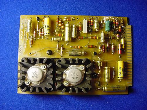 BARRETT ELECTRONICS CONSTANT CURRENT AUDIO AMP CIRCUIT BOARD CARD 80-3875-R7