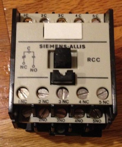 &#034;lot of 10&#034; siemens3th8505-0ak6 control relay 5 pole 110vac for sale