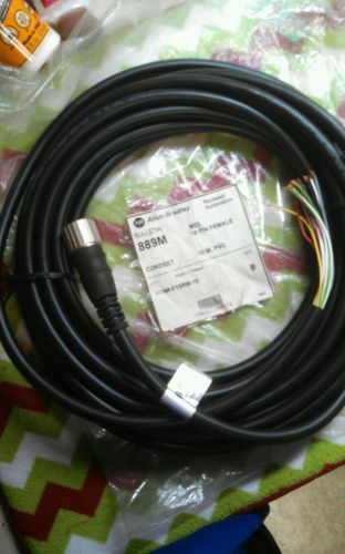 New Allen Bradley 889M-F19RM-10 10 Meter 19 Pin Cordset Cable M23 female.