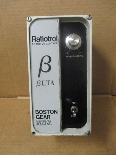 Boston Gear BETA Ratiotrol DC Motor Control RB1S 115 VAC 15A 1HP